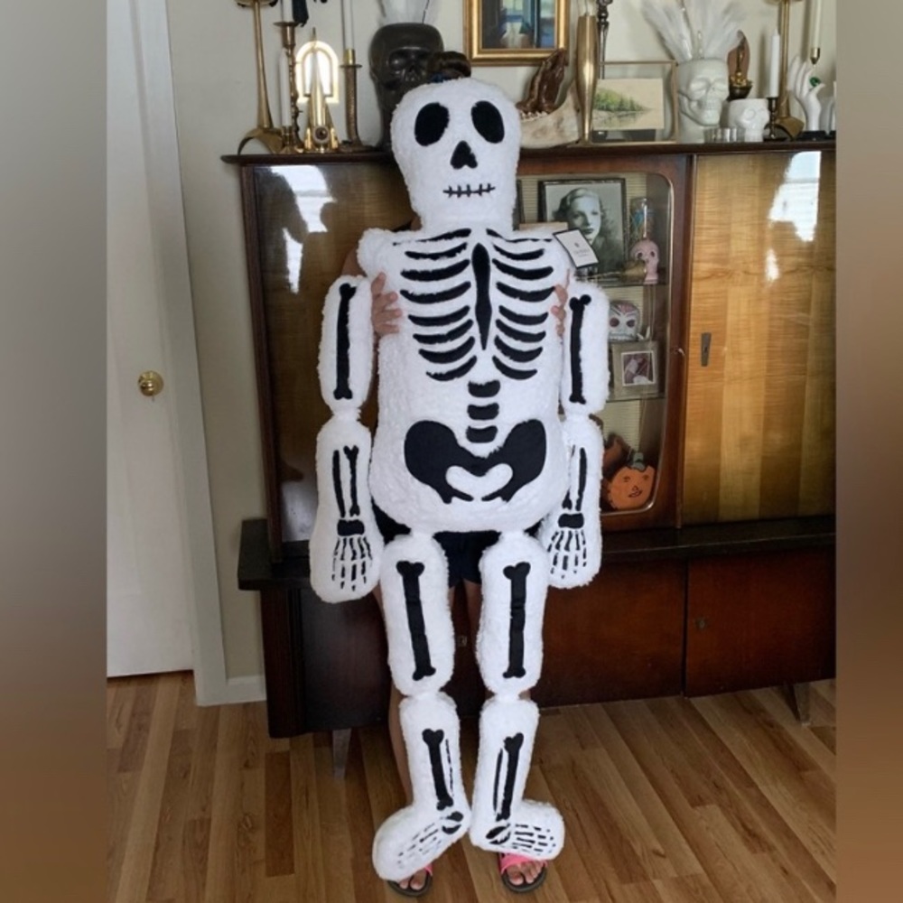 NWT Storehouse Skeleton Pillow